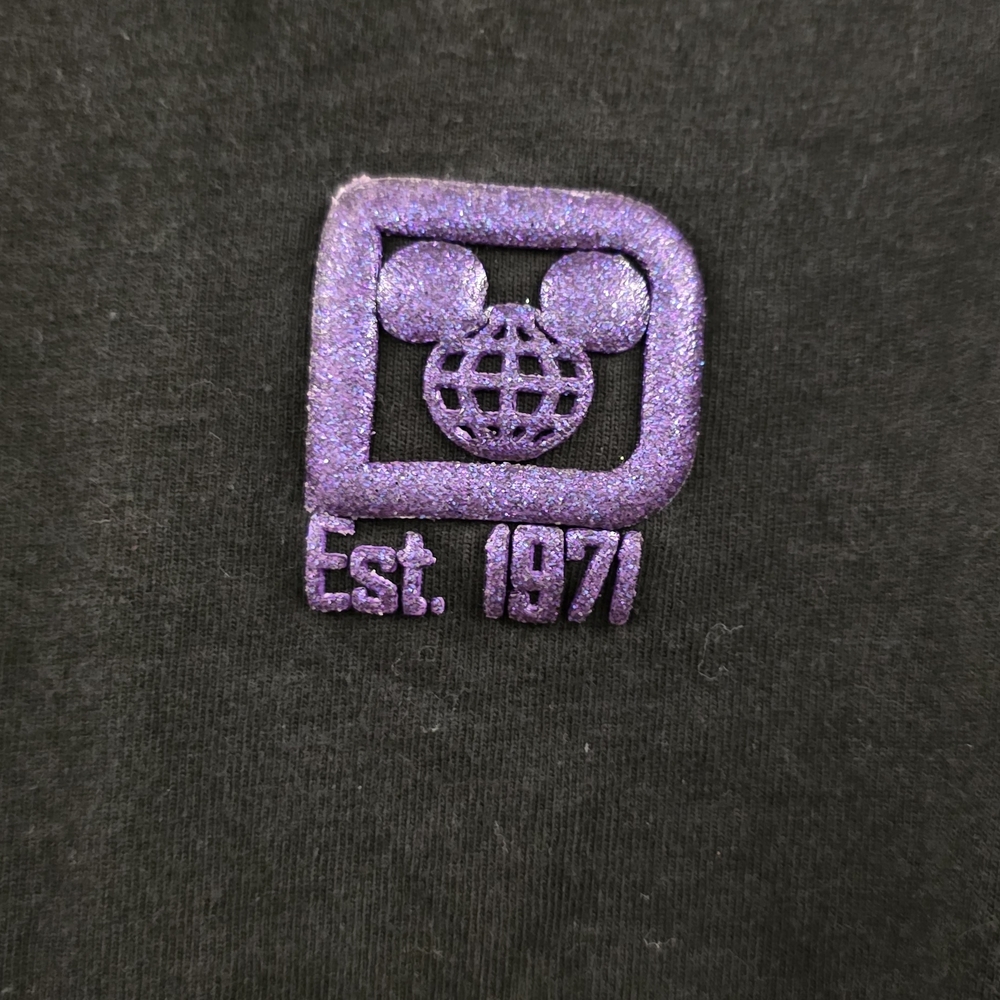 🍁Disney 100 Spirit Jersey Kids Large 10/12 Purple Fireworks Mickey - Picture 3 of 13